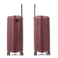 thumbnail image 3 of DUKAP AIRLEY 24" Lightweight Hardside Checked Luggage with Spinner Wheels, Handle and Trolley, Wine, 3 of 12