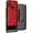Red, variant on Nakedcellphone Combo Compatible with Verizon Kyocera DuraSport 5G UW (C6930) Case, Slim Kickstand Phone Cover with [Rotating/Ratchet] Belt Clip Holster Combination