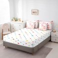 thumbnail image 4 of YST 7 Piece Bed in a Bag Full Size Comforter Set Kids Unicorn Bedding Set,Girls Rainbow Unicorn Reversible Design Bed Set,Cartoon Unicorn Comforter with Sheet Set,All Season, 4 of 5