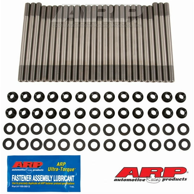 ARP Auto Racing Cylindre de Tête 247-4204 Écrous 12 Points; Oxyde Noir; Chrome Moly; Ensemble Complet