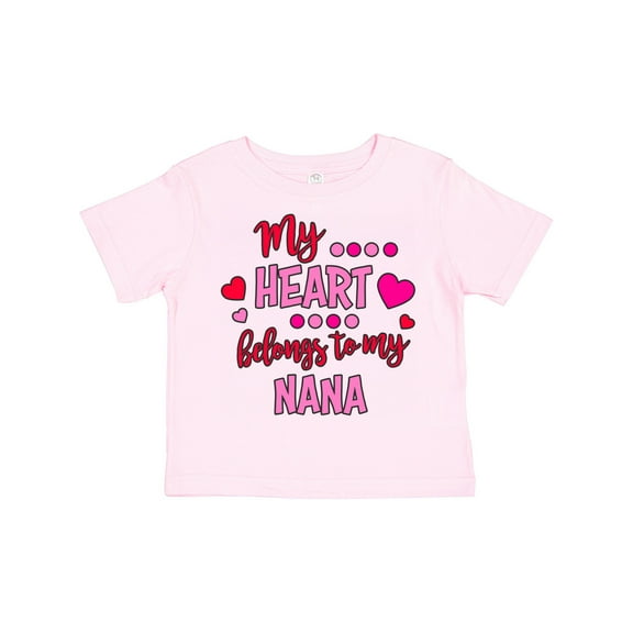 Inktastic My Heart Belongs to My Nana Boys or Girls Toddler T-Shirt