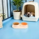 thumbnail image 4 of SHOWERORO Bowl Doble Para Mascotas De Plástico Resistente Para Comida Y Antivolcado, 4 of 7