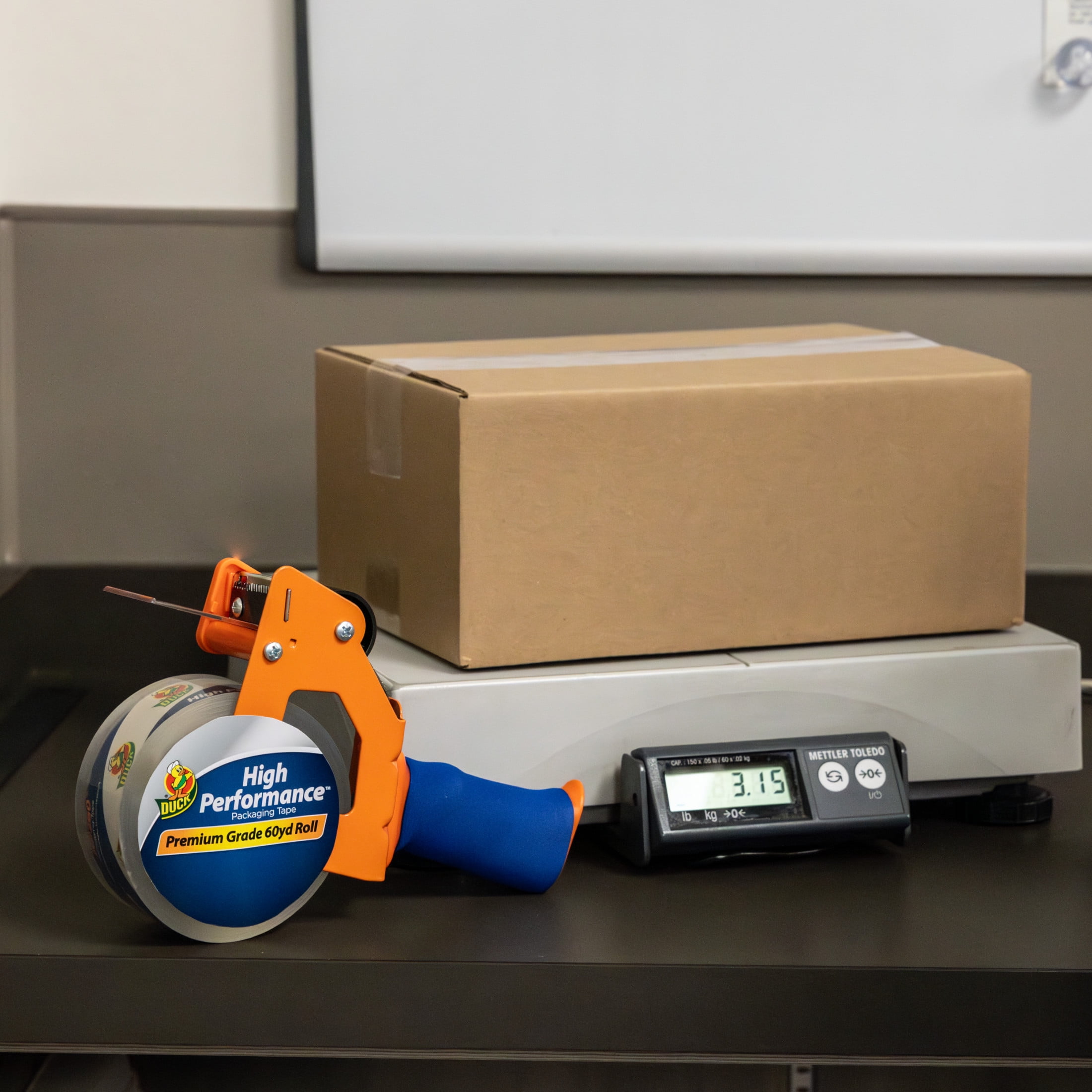 Duck High Performance Packing Tape Gun, 1.88 in. x 60 yd.