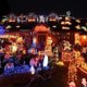 thumbnail image 3 of Guirnalda de luces LED de 33 m, 300 LED, color blanco cálido, para interior y exterior, impermeable, 8 modos de iluminación, luces de Navidad, alambre verde, para decoración navideña de bodas y jardin, 3 of 5