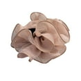 thumbnail image 2 of SSKFHGI Large Chiffon Rose Hair Claw Clip Ribbon Silk Flower Hair Bow Jaw Barrettes Strong Hold Hair Grips Big Clamps Hair Styling Accessories for Women Girls Thick Long Hair, 2 of 8