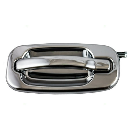 Gmc Chrome Door Handles - Drivers Outside Rear Chrome Specialty Door Handle Replacement for Cadillac Chevrolet GMC SUV Pickup Truck