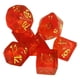 thumbnail image 5 of Juego de dados poliédricos de 7 piezas para D&amp;D. Dados de entretenimiento para juegos de mesa. rojo, 5 of 9