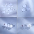 thumbnail image 2 of B Discos de silicona curativos para perforación, almohadillas de disco transparentes para fijar los pendientes, 2 of 5