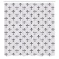 thumbnail image 2 of Ambesonne Fleur De Lis Shower Curtain, Abstract Antique Bloom, 69"Wx84"L, Dimgray, 2 of 4