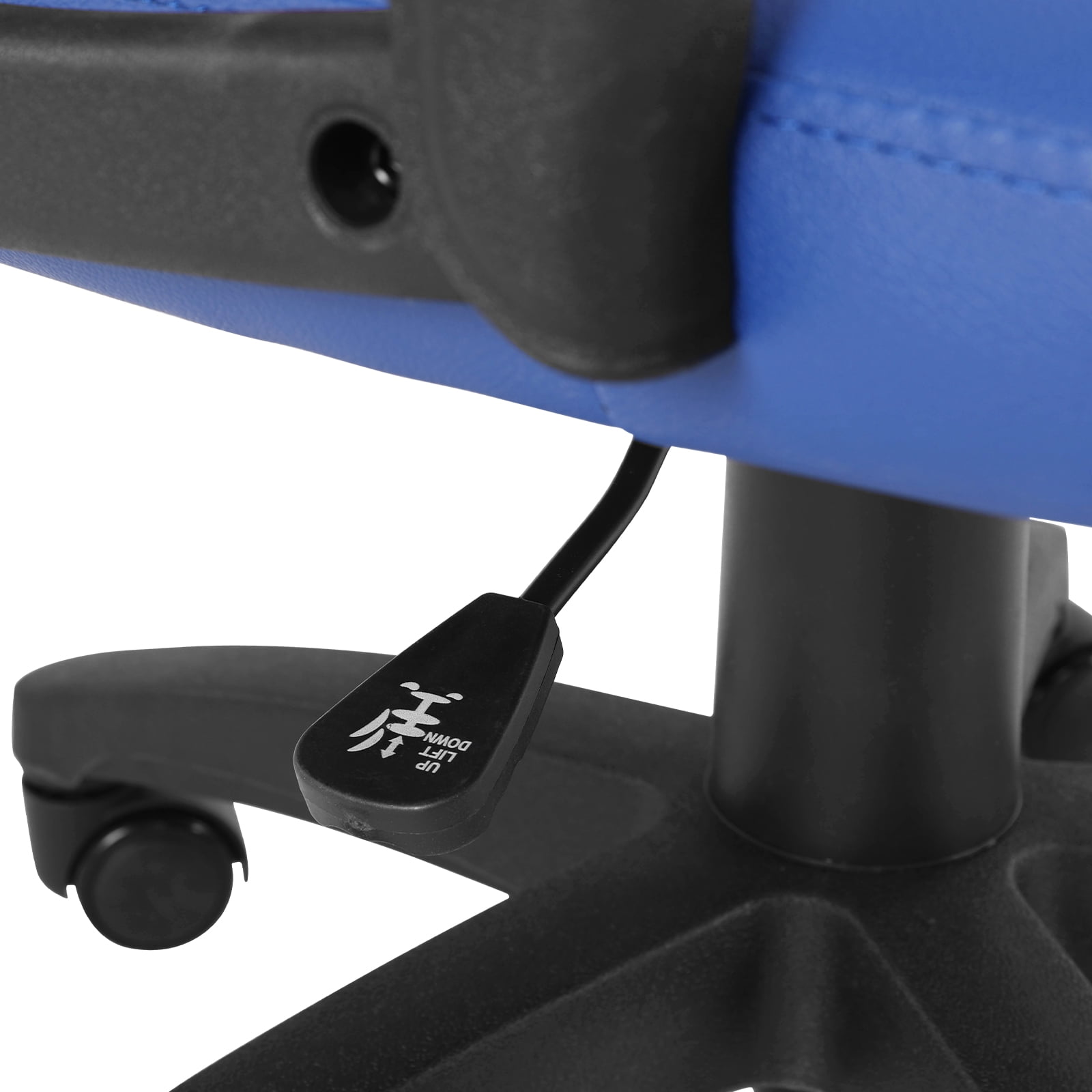 Swivel Gaming Chair for Boys Girls Kids Activity Chair High Back Ergonomic Racing Computer Chair, Height Adjustable, Blue