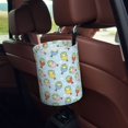 thumbnail image 5 of Honeii Frog In Mermaid Print Waterproof Car Trash Can,Waterproof Portable Collapsible Trash Can,Garbage Container fits Most Cars,SUVs,and Trucks, 5 of 7