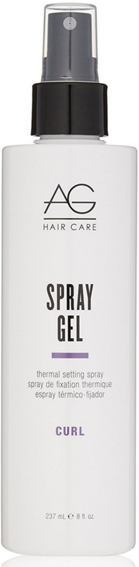Ag Hair Care Spray Hair Gelthermal Setting Curl Hairspray, 8 Oz