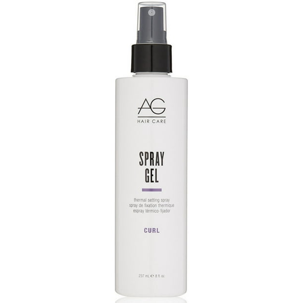 2 Pack AG Hair Cosmetics Spray Gel Thermal Setting Hair Spray 8 oz