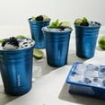 thumbnail image 3 of Thyme & Table 2-Pack Blue Silicone Ice Cube Trays, 3 of 6
