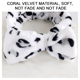 thumbnail image 3 of Mujeres moda encantadora suave Carol Fleece Bowknot arco maquillaje cosmético ducha banda elástica para el cabello Hairlace diadema MFZFUKR CPB-DE-LYY760-1, 3 of 5