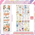 thumbnail image 2 of 1set 30pcs UV DTF Bookmarks Wraps Transfer Stickers Bible and Scripture for Women Men Reading Waterproof Bookmarkers Decal(No Blank Bookmarks) for Acrylic Plastic Metal Blank Bookmark, 2 of 9