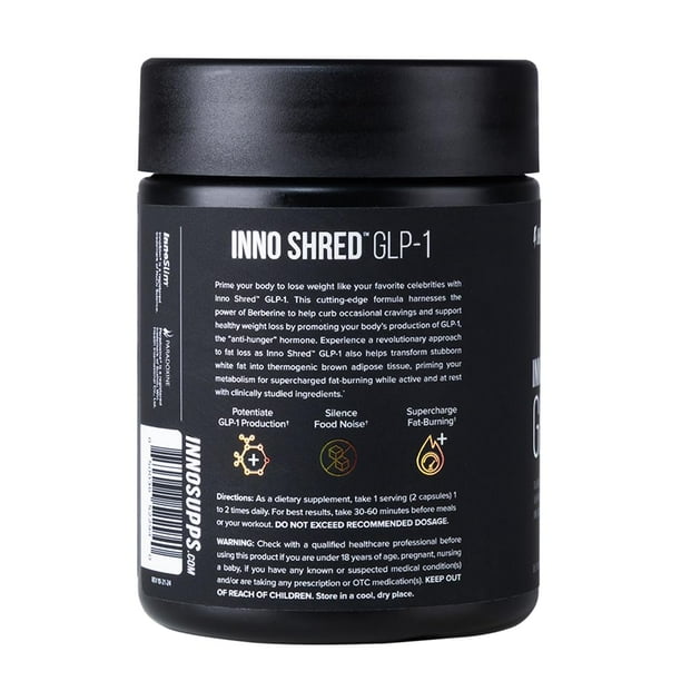 inno shred glp-1 ingredients Suplemento termogénico Shred™ de InnoSupps, 60 cápsulas Inno Shred 
