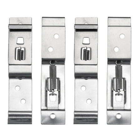 Number Mounts set License Plate Bracket Trailer Number Plate Clip Number Plate Stand Simple Installation for