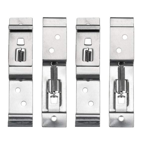 Number Mounts set License Plate Bracket Trailer Number Plate Clip Number Plate Stand Simple Installation for