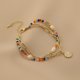 thumbnail image 4 of KAKOWELY Pulsera de cuentas ajustable con dijes de flores, accesorios de moda para mujeres y niñas., 4 of 4