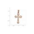 thumbnail image 2 of Gem & Harmony 14K Rose Pink and White Gold Cross Pendant Necklace with Chain for Women, 2 of 5