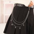 thumbnail image 3 of Letter Waist Chain Fashion Hip Pop Punk Multilayer Pants Chain Trousers Chain, 3 of 10