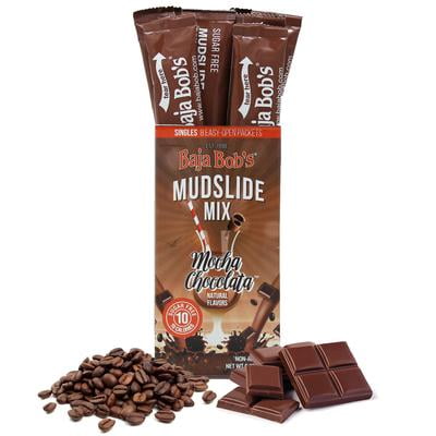 Baja Bob's Sugar Free Mudslide Mix 8 Single-Serve Cocktail Mix Packets by