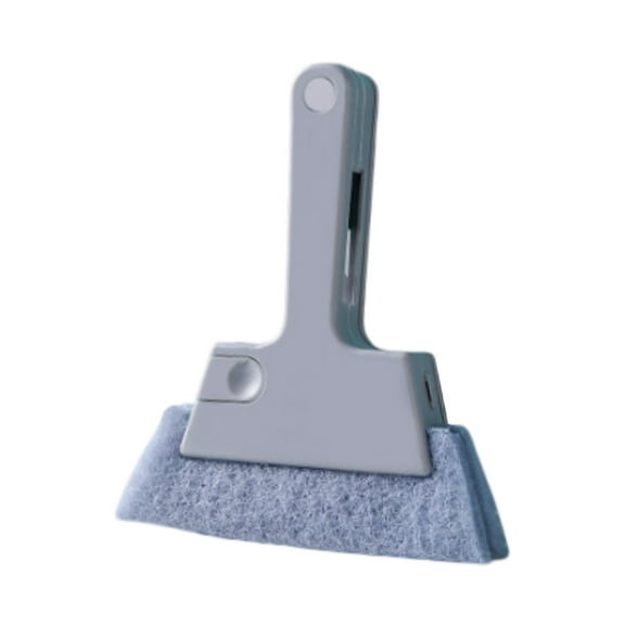Window Track Cleaner Tool Set Handheld Cleaning Brush for Sliding Tile Line Blinds Car Vents Double Sided Brush Heads Efficient Deep Cleaning Sturdy PP Material Replaceable Sponges