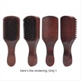 thumbnail image 3 of 1 Uds. Brocha de Afeitar de Madera con Embudo para el Pelo, Brocha para Barba para , Marrón, 3 of 5