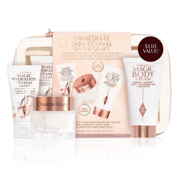 Set de cuidado facial Charlotte Tilbury Immediate Skin Revival Mini