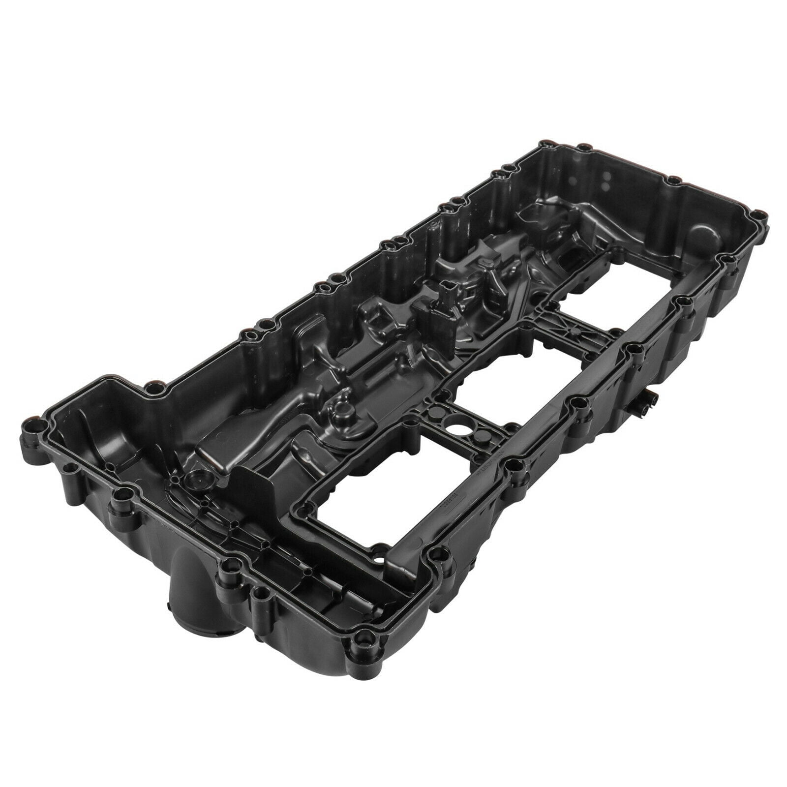 Black Engine Valve Cover With Gasket For BMW 335i 640i 740i X3 X5 X6 135i 3.0L Fits select: 2011-2014 BMW 535