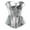 Silver, variant on Top for Women Plus Size Faux Leather Gothic Overbust Corset Top Silver Corset Size XS