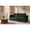 Green, variant on 55" Convertible Futon Sofa Bed,Folding Boneless Couch with Sleeper Sofa,Fold Out Floor Sofa with Deep Seat,Cloud Corduroy Foldable Mattress Couch for Living Room,Black