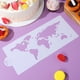 thumbnail image 2 of Mapa de la Tierra Fondant Molde de Galletas Molde de Pastel de Silicona Para Hornear Postre Magdalena Molde de Chocolate 34.7X15.7 CM, 2 of 6
