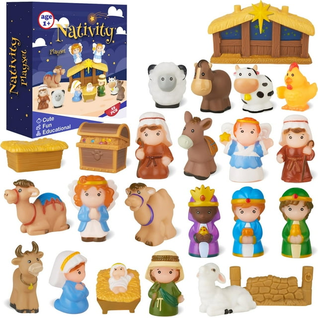 Set de belén HARDWIND para niños Christmas Story 25 piezas