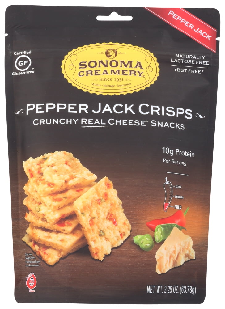 Sonoma Creamery Pepper Jack Crisps, 2.25 oz
