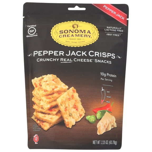 Sonoma Creamery Pepper Jack Crisps, 2.25 oz