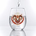 thumbnail image 7 of SLYNSHome Stemless Wine Glass With Vintage Embroidery Style, Astrology Horoscope Printed Wine Cup, Zodiac Sign Drinkware Gift, 7 of 7