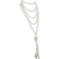 thumbnail image 3 of Pearls Necklace Costume Faux 1920s Accessories Necklace Fashion Gatsby Pearls Long Vintage Jewelry For Women Necklaces & Pendants Initially Yours Necklace, 3 of 7