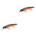 thumbnail image 1 of Advancent Señuelo artificial Swimbait Hook Hard Bait 3D Eyes Señuelo de hundimiento lento Crankbait Aparejos de pesca Wobblers Crankbaits Carp Bass Type2 NO2 Advancent CBP151170, 1 of 6