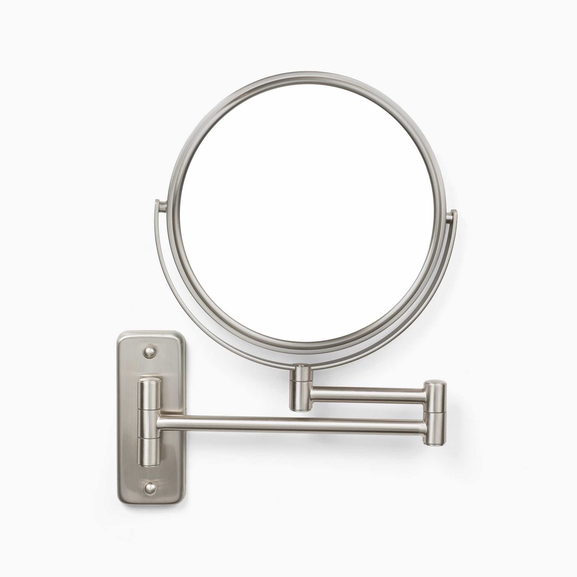 Jerdon 5X Magnifying Wall Mount Mirror, 8-Inch, Nickel photo 8
