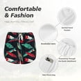 thumbnail image 4 of Fuzoiu Fishing Lure Print Women's Athletic Shorts, Double-Layer Running Shorts with Pocket,Women's Workout Shorts for Yoga, Gym, and Workouts-XX-Large, 4 of 7