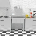 thumbnail image 4 of KoolMore 36" 3 Compartment Stainless Steel NSF Triple Bowl Commercial Kitchen Sink - Bowl Size 10" x 14" x 10", Silver, 4 of 10