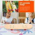 thumbnail image 2 of 1pc en blanco Monopatería DIY Graffiti Skateboard DIY Skateboard Supplies, 2 of 4
