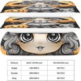 thumbnail image 5 of Cat Duvet Quilt Cover Pillowcases 3d Animal Design Pattern Lightweight Microfiber Halloween Bedding Set, 5 of 5