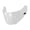 Clear, variant on Nieyigj Helmet Visor Replacement for HJC CL-16 CL-17 CL-ST CL-SP CS-R1 CS-R2 Series Full Face Helmet Shield Motorcycle Lens Anti-Scratch Windproof Transparent Clear Color 5.1 Inches / 13 cm