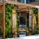 thumbnail image 5 of Cortinas Impermeables para Exteriores (2 Piezas), Diseño Floral Verde, 1,8 X 1,8 M, Paneles de Tela | Cortinas para Patio, Balcón, Ventana, Resistentes a La Intemperie y con Protección Uv, 5 of 6