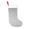 thumbnail image 2 of Naloa Silver Mosaic Christmas Stockings Decorations, Xmas Ornaments, DIY Personalized Farmhouse Decor for Home Family Party Tree, 2 of 7