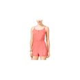 thumbnail image 1 of Ultra Flirt Womens Crochet-Trim Romper Mono, Naranja, Grande, 1 of 1
