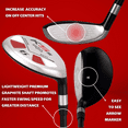thumbnail image 3 of Majek Golf All Hybrid #6: +2 Inches Longer Than Men’s Standard Length, Extra Big & Tall XL, Extra Long XXL, Regular Flex Right Handed New Utility R Flex Club, 3 of 6